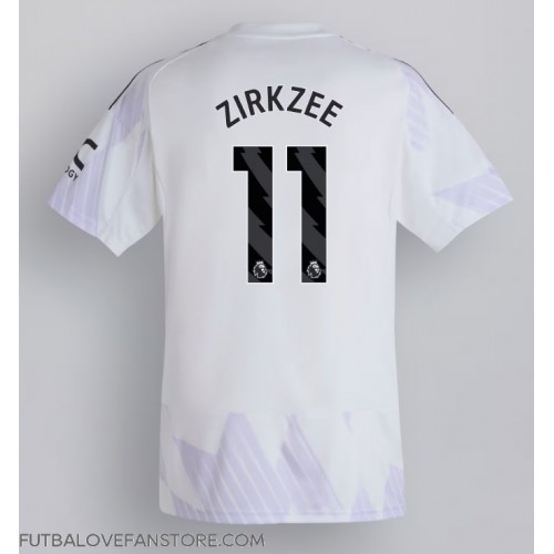 Manchester United Joshua Zirkzee #11 Vonkajší futbalový dres 2025-26 Krátky Rukáv Manchester United Joshua Zirkzee #11 Vonkajší futbalový dres 2025-26 Krátky Rukáv